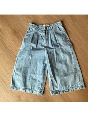 Anthropologie Pilero Mena Chambray Culottes size 25 small